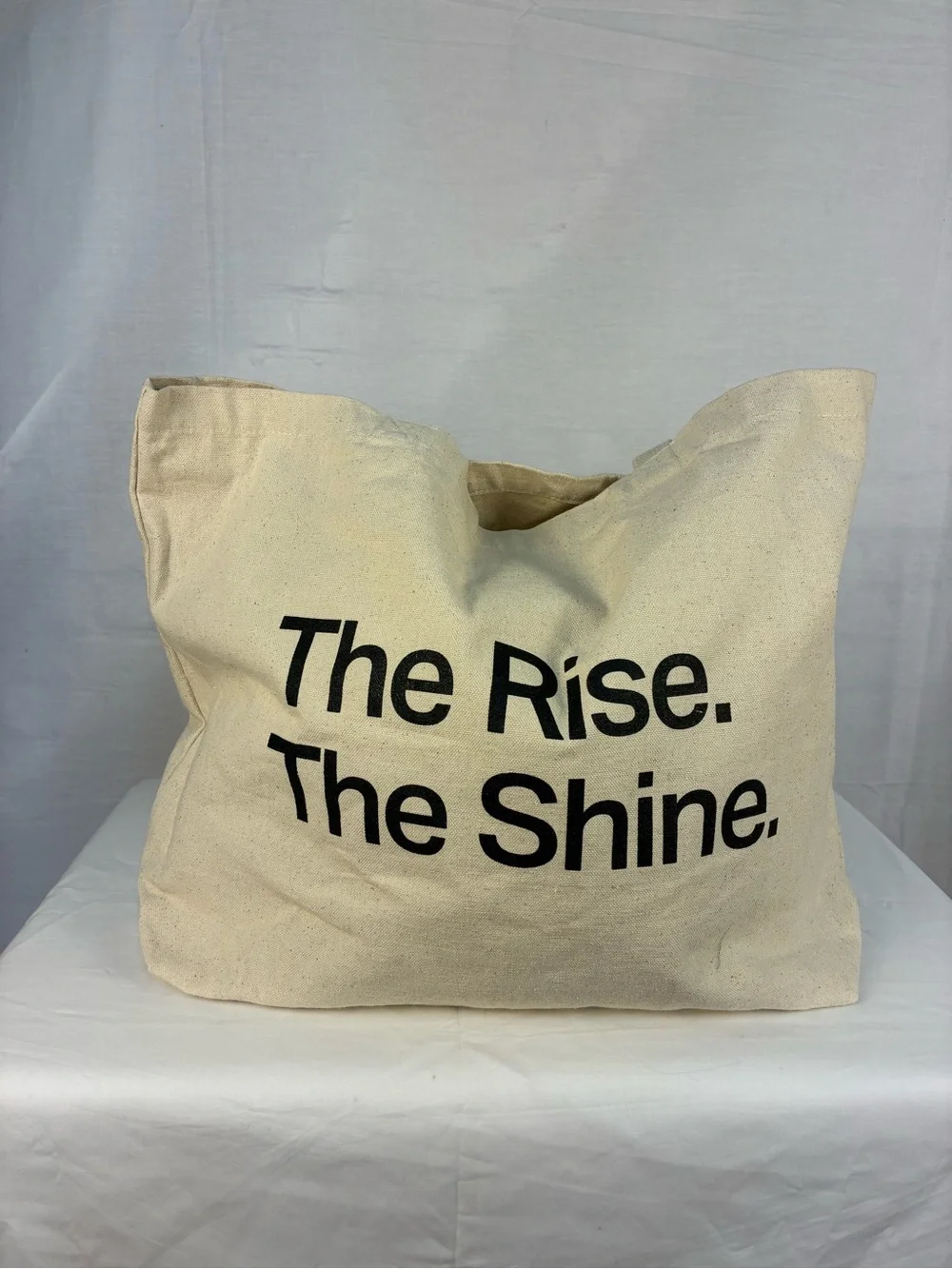 Vuori Large Canvas Tote The Rise The Shine